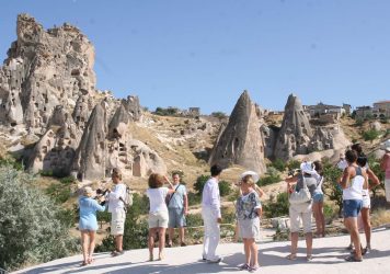 GEÇTÝÐÝMÝZ YILA ORANLA TURÝST ZÝYARETÝ ÝKÝYE KATLADI (MERT ÖZPAMUK/Nevþehir-ÝHA)